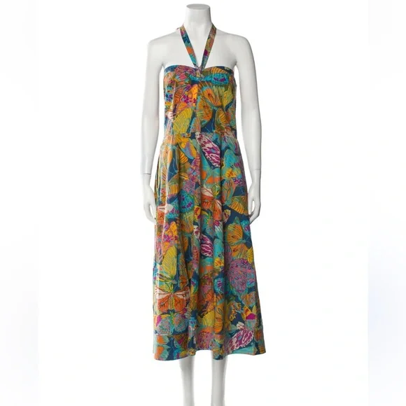 Caroline Constas | Dresses | Caroline Constas Nwt Butterfly Strapless Sweat  Heart Neck Stretch Back Dress | Poshmark